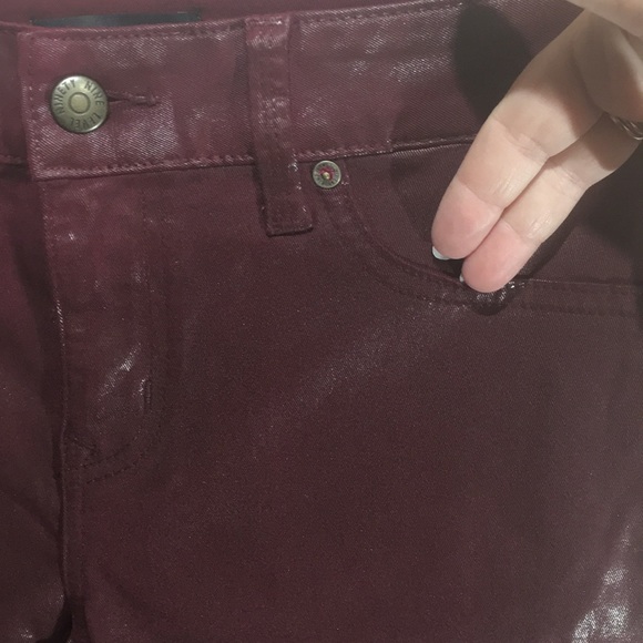 Burgundy Vegan Leather fake leather 28 level 99 - Picture 4 of 8